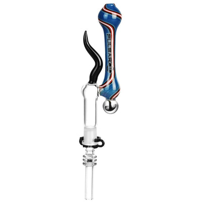 Pulsar Horned Glass Dab Straw by Pulsar | Mission Dispensary
