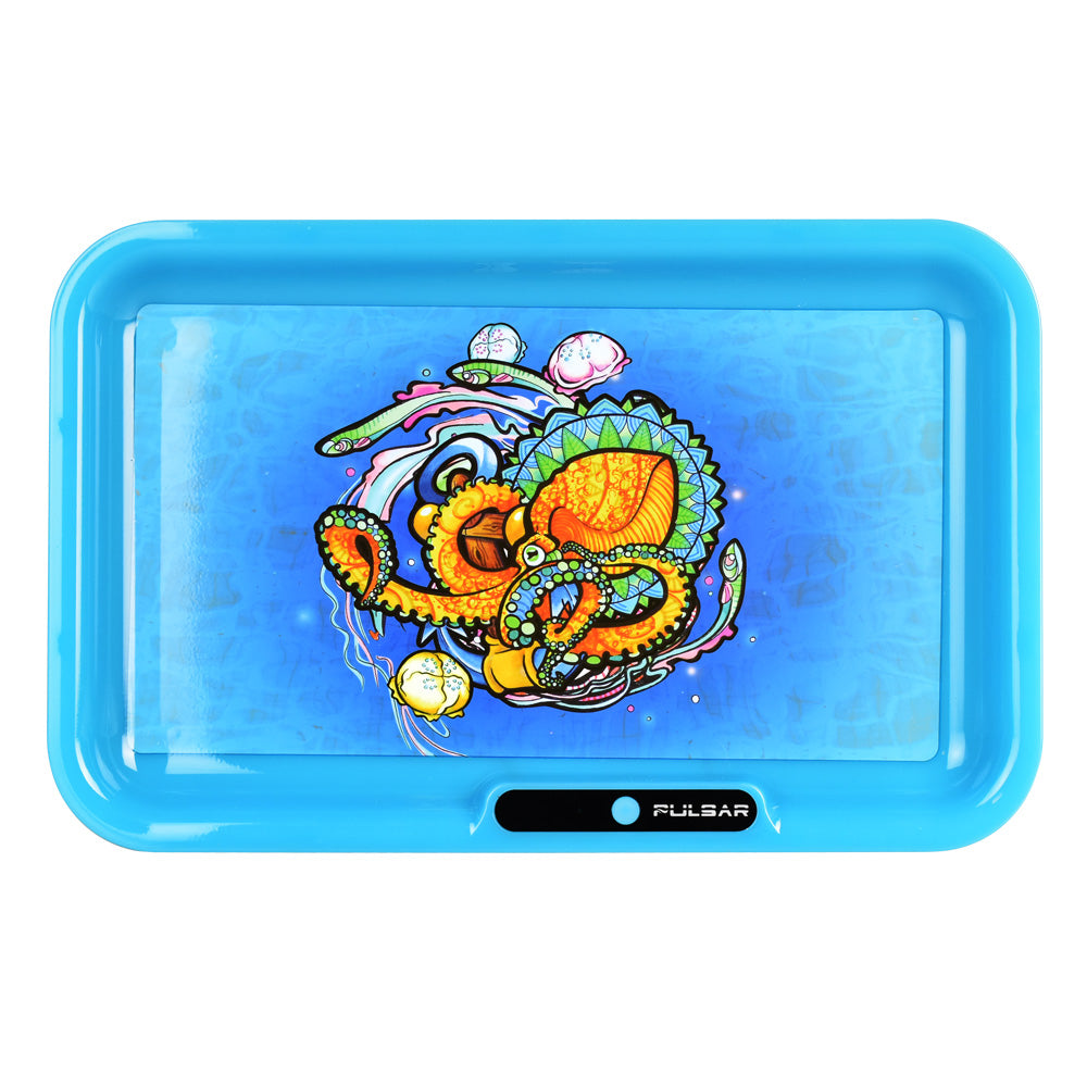 Pulsar LED Rolling Trays (11” x 7”) - Multiple Designs! by Pulsar | Mission Dispensary