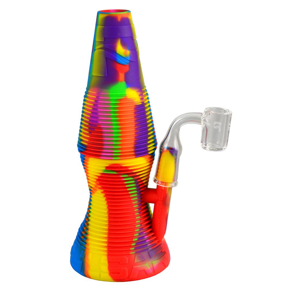 Pulsar 8” Lava Flow Silicone Dab Rig by Pulsar | Mission Dispensary