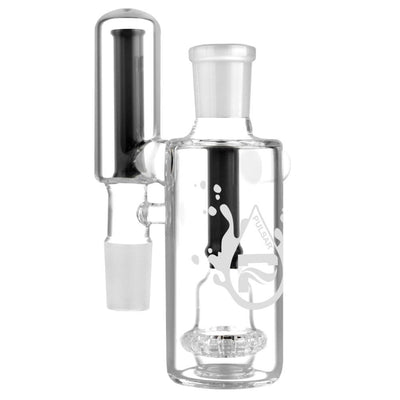 Pulsar “No Ash” Ash Catcher (18mm Joint, 90° Angle) by Pulsar | Mission Dispensary