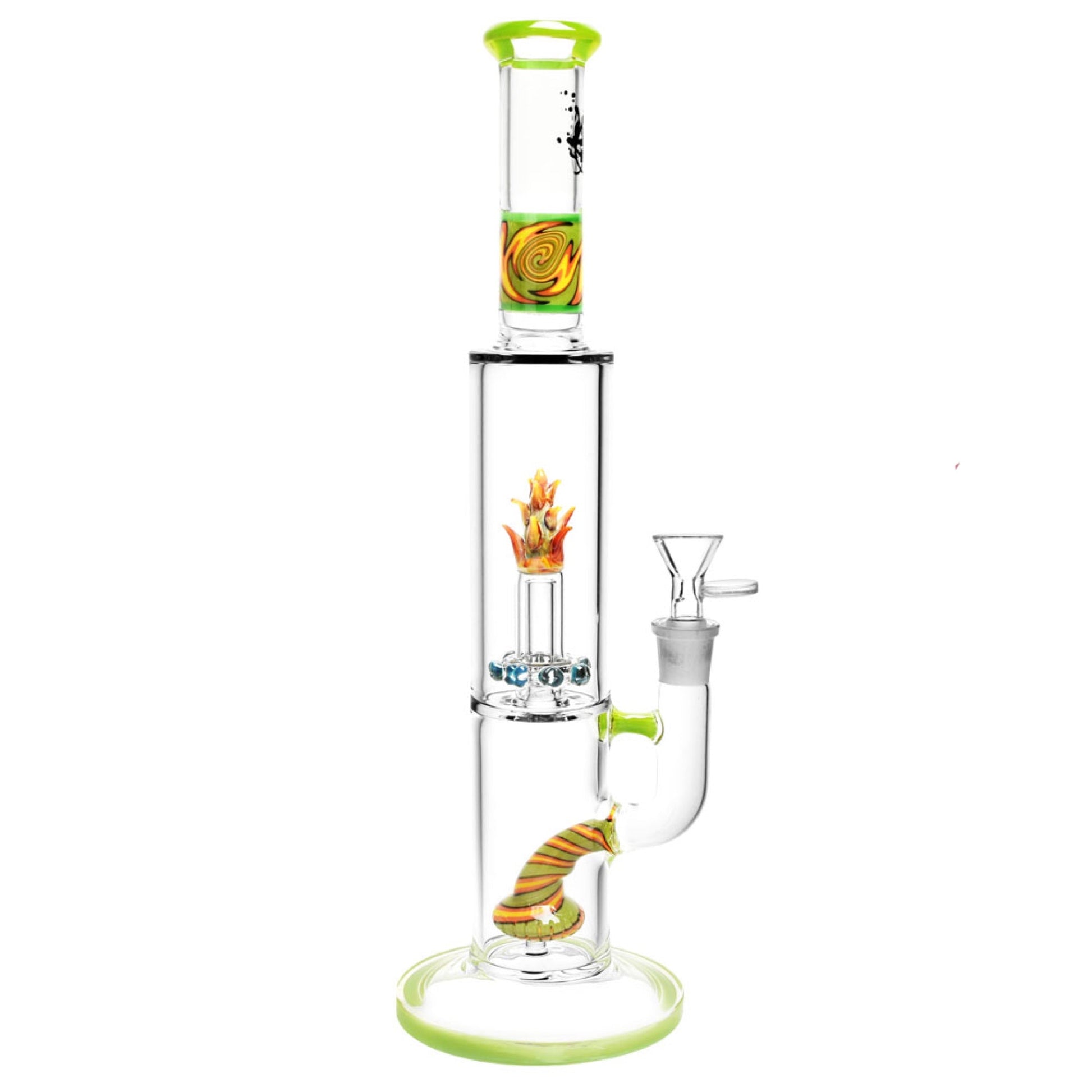 Pulsar 15” Spiral Space Glow Bong by Pulsar | Mission Dispensary