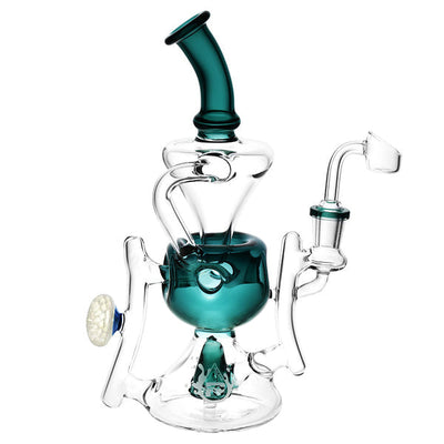 Pulsar 9” Ultra Glass Egg Recycler Dab Rig by Pulsar | Mission Dispensary