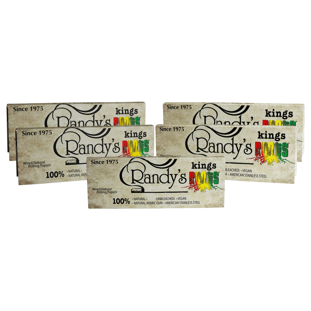 Randy’s King Roots - XL Organic Hemp Wired Rolling Papers by Randy’s | Mission Dispensary