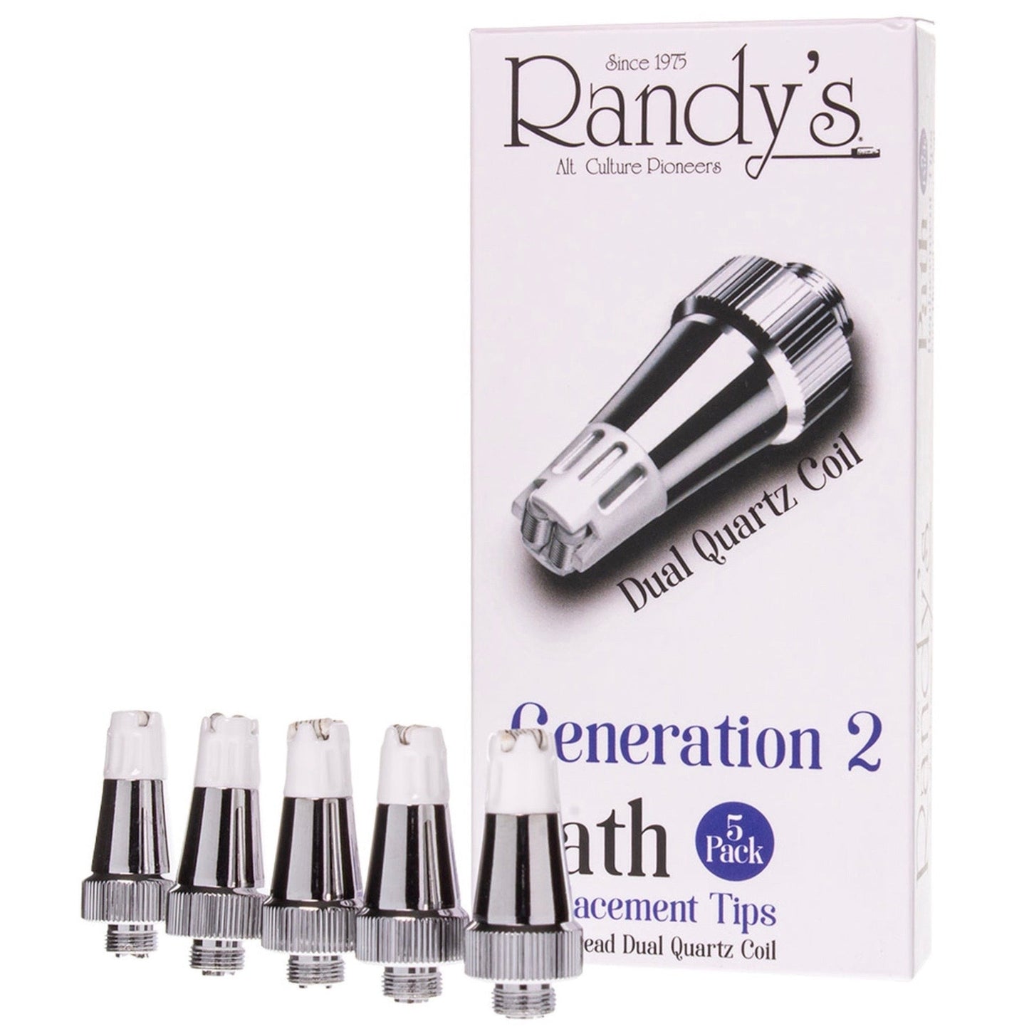 Randy’s Path Gen 2 Dual Quartz Coil Tips by Randy’s | Mission Dispensary