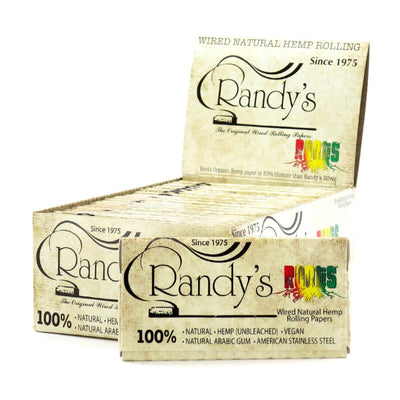 Randy’s Roots 1.25” Organic Hemp Wired Rolling Papers by Randy’s | Mission Dispensary