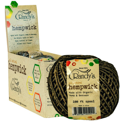 Randy’s 100 ft. All-Natural Hemp Wick Spool by Randy’s | Mission Dispensary