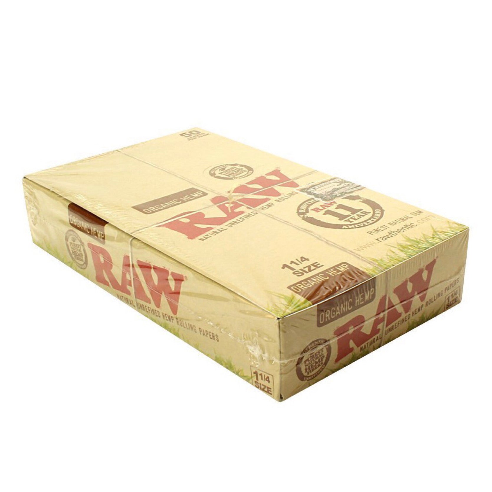 Raw® Organic Hemp 1.25” Rolling Papers by RAW Rolling Papers | Mission Dispensary