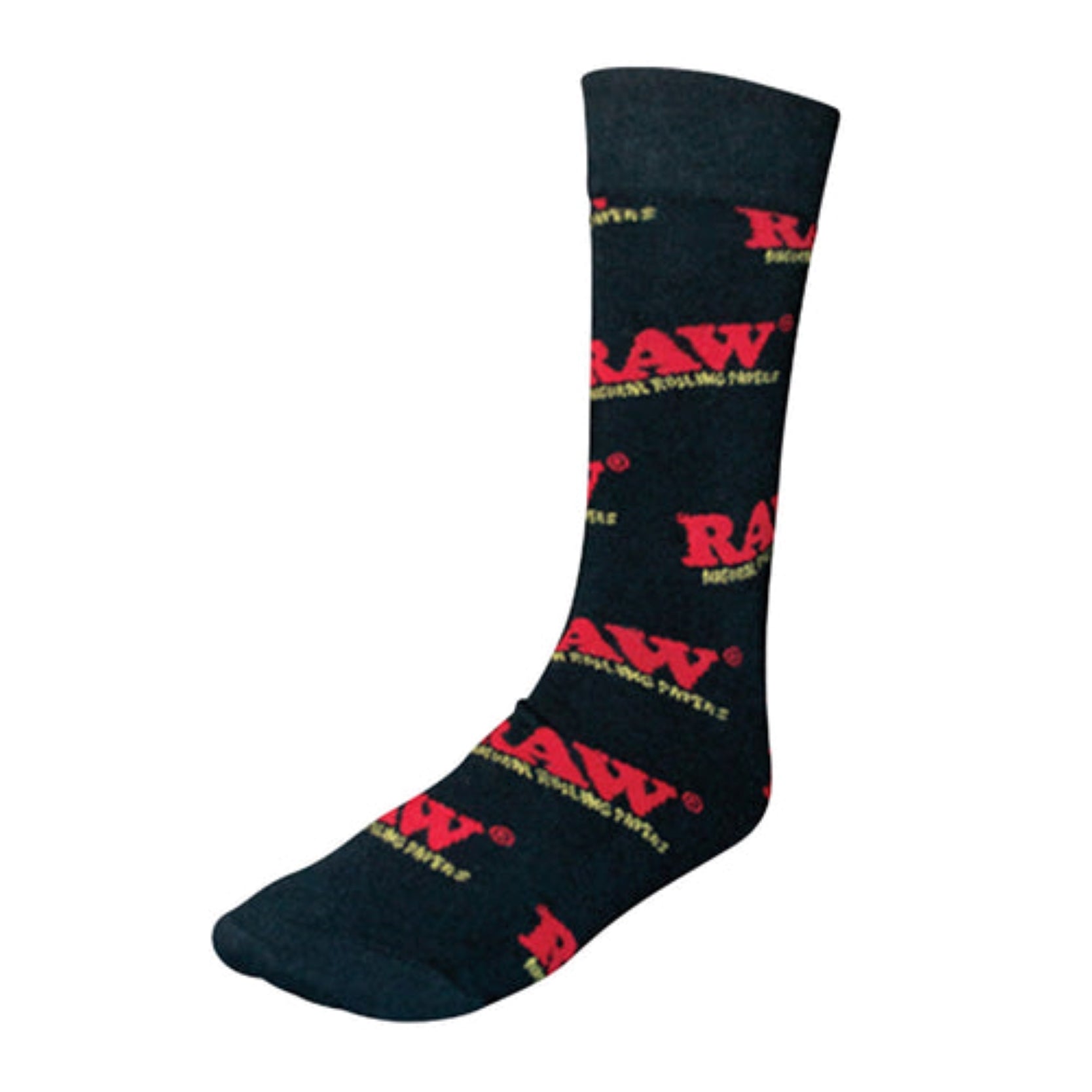 Raw® Rolling Papers Crew Socks 🧦 by RAW Rolling Papers | Mission Dispensary