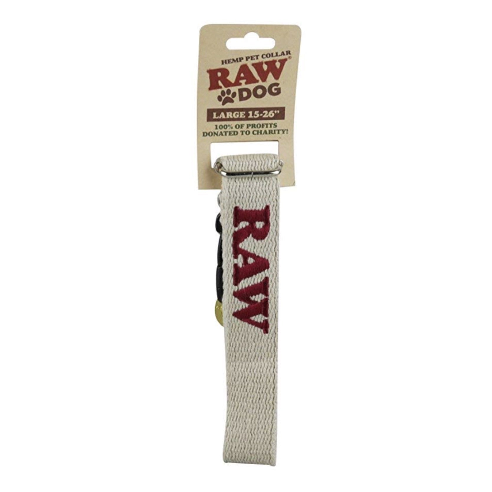 Raw® Rolling Papers Hemp Dog Collar by RAW Rolling Papers | Mission Dispensary