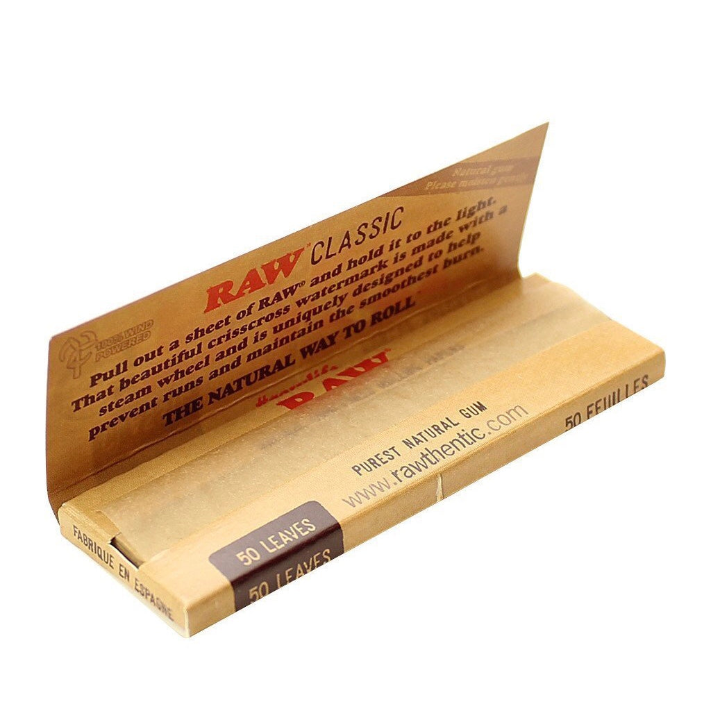 Raw® Classic 1.25” Rolling Papers by RAW Rolling Papers | Mission Dispensary