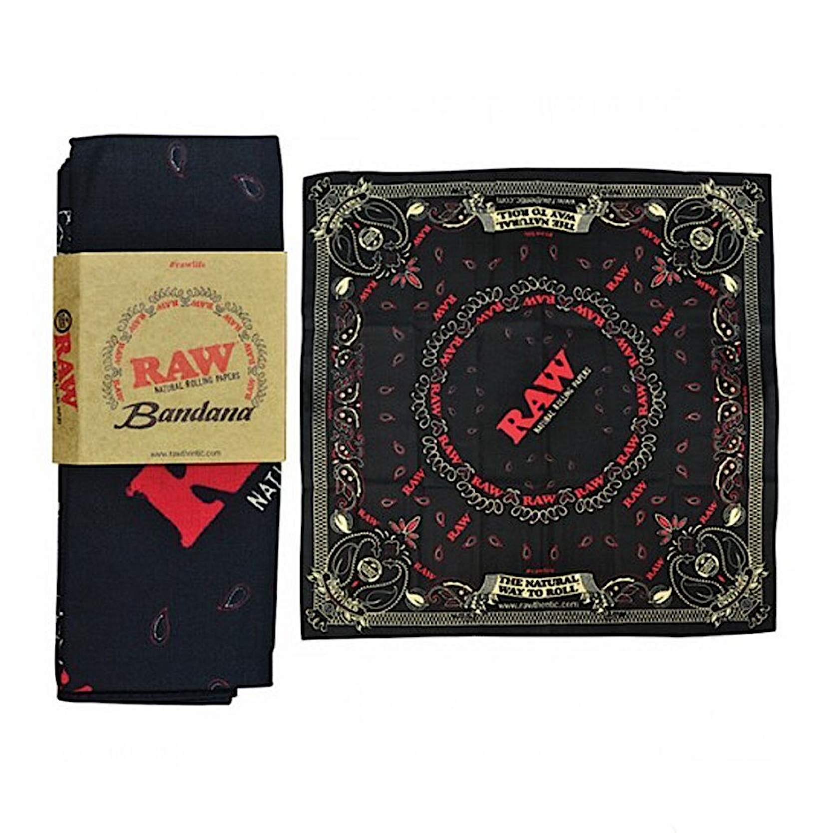 Raw® Rolling Papers Bandana by RAW Rolling Papers | Mission Dispensary