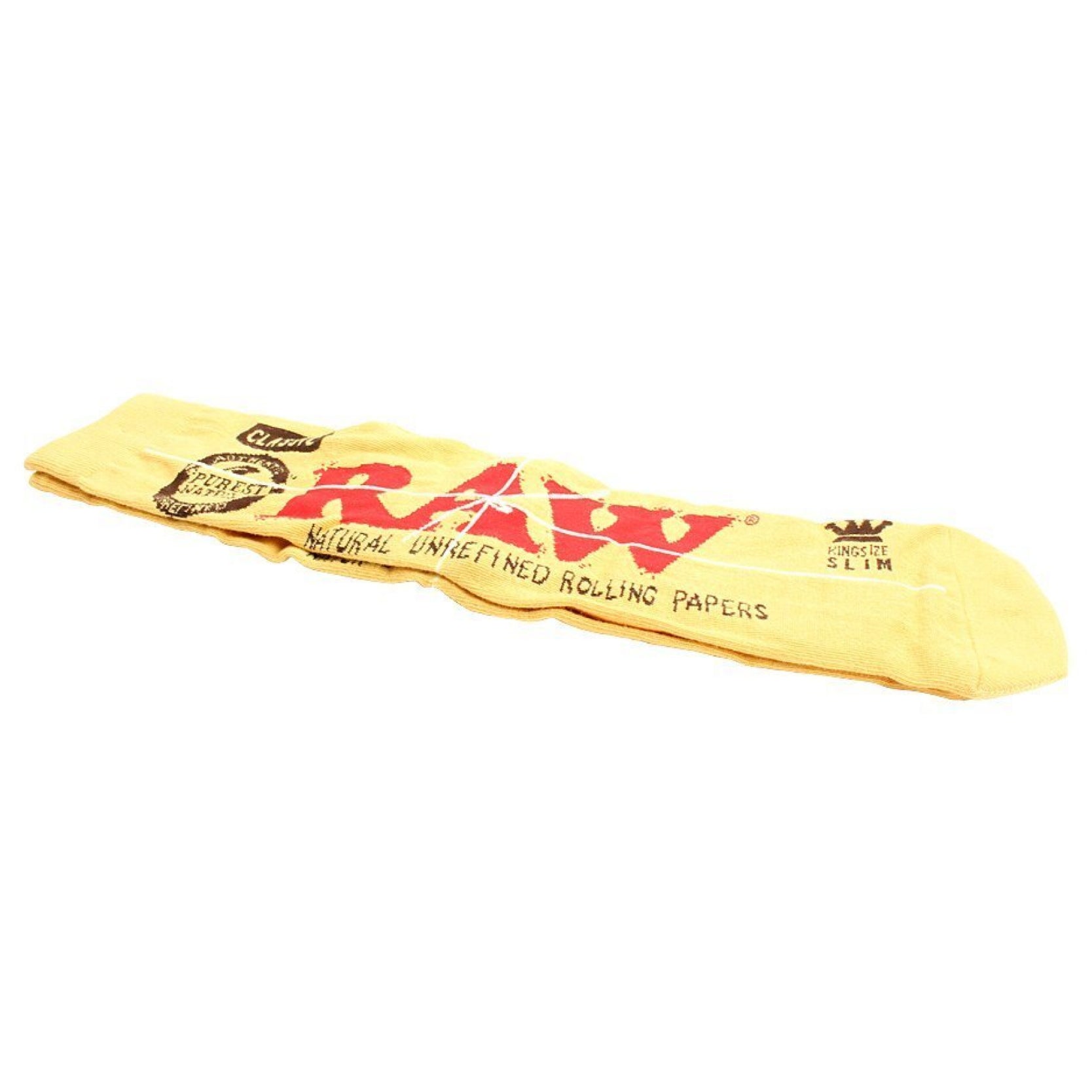 Raw® Rolling Papers Crew Socks 🧦 by RAW Rolling Papers | Mission Dispensary
