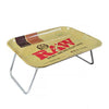 Raw® XXL Metal Dinner/Rolling Tray w. Foldable Legs (20” x 15”) by RAW Rolling Papers | Mission Dispensary