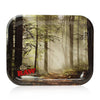 Raw® Smokey Forest Trees Large Metal Rolling Tray (14 x 11) by RAW Rolling Papers | Mission Dispensary