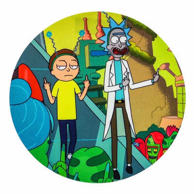 Rick & Morty “Birdies Up” Silicone Dab Mat by Mission Dispensary | Mission Dispensary