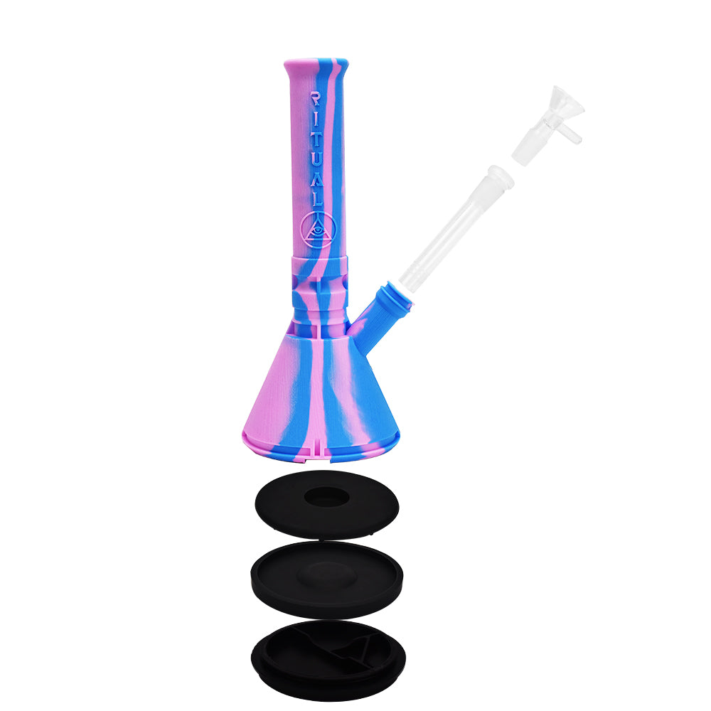Ritual 12” Deluxe Silicone Modular Beaker Bong by Ritual | Mission Dispensary
