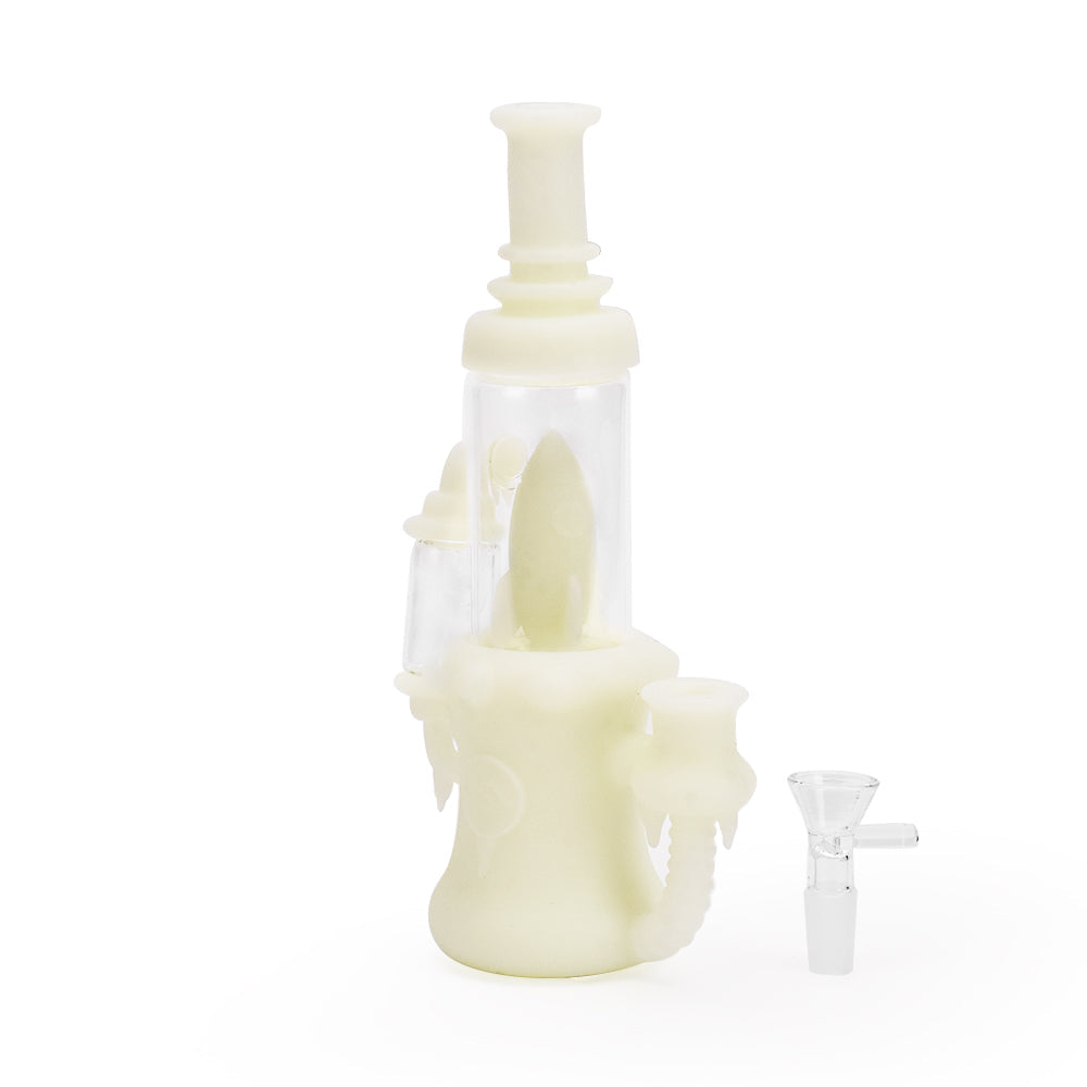 Ritual 8.5” Silicone Rocket Recycler Bong by Ritual | Mission Dispensary