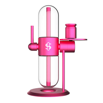 Stündenglass Pink Gravity Bong by Stündenglass | Mission Dispensary