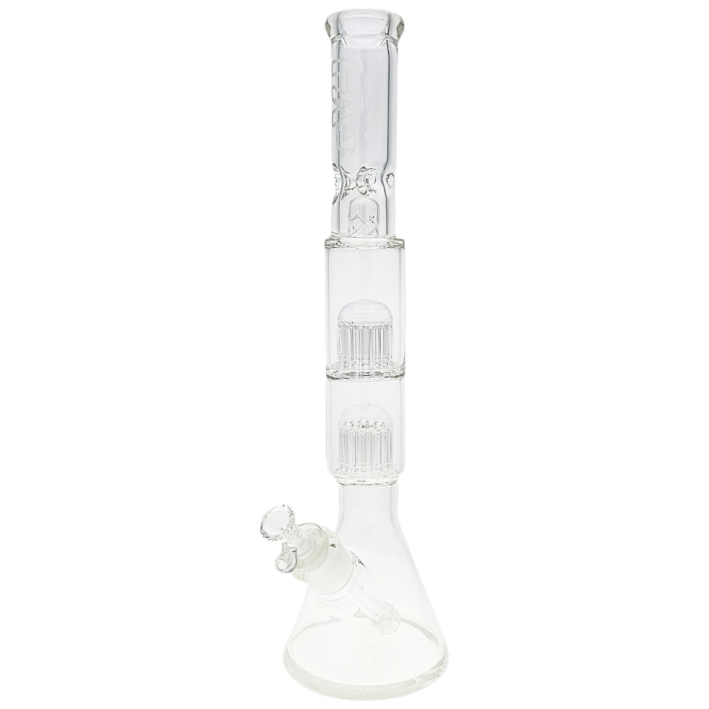 TAG 20” Double Big Tree Perc Beaker Bong by Thick Ass Glass | Mission Dispensary
