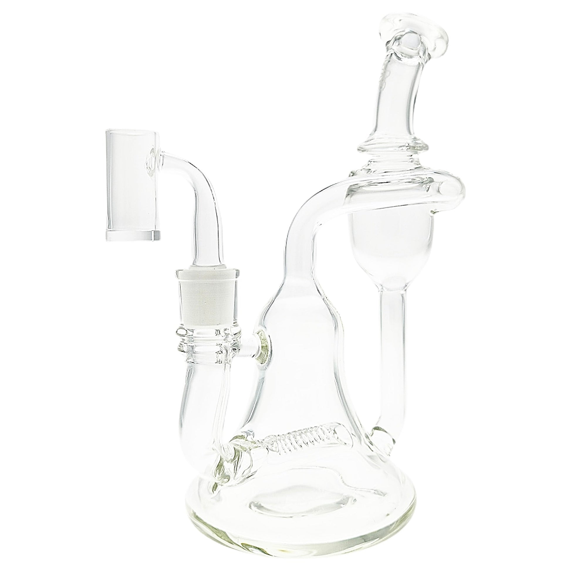 TAG 8” Inline Perc Recycler Rig by Thick Ass Glass | Mission Dispensary