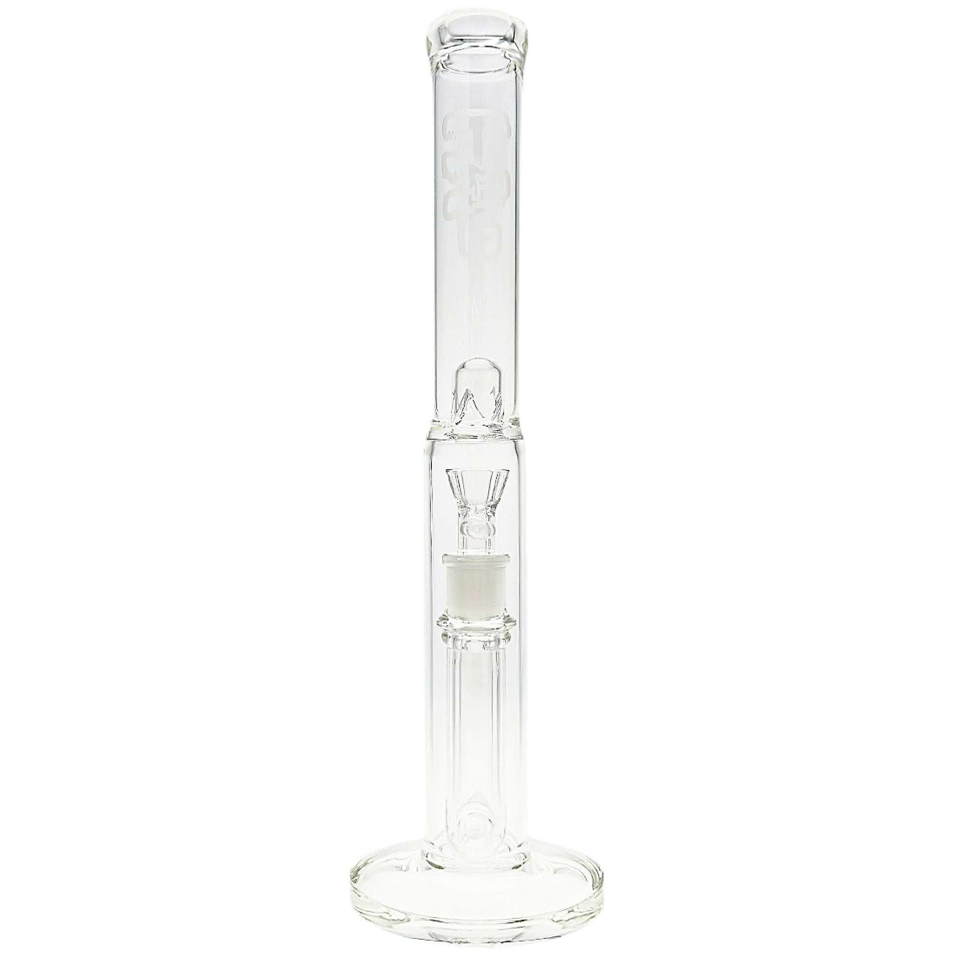 TAG 16” Inline Perc Straight Tube Bong by Thick Ass Glass | Mission Dispensary