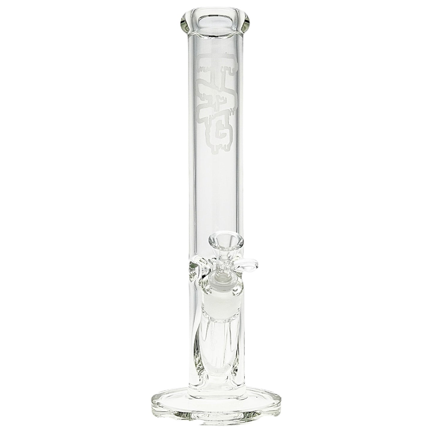 TAG 14” Straight Tube Bong by Thick Ass Glass | Mission Dispensary
