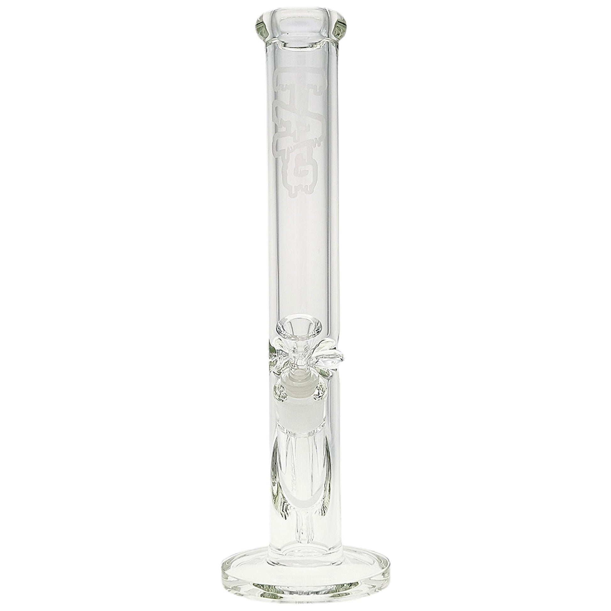 TAG 16” Straight Tube Bong by Thick Ass Glass | Mission Dispensary