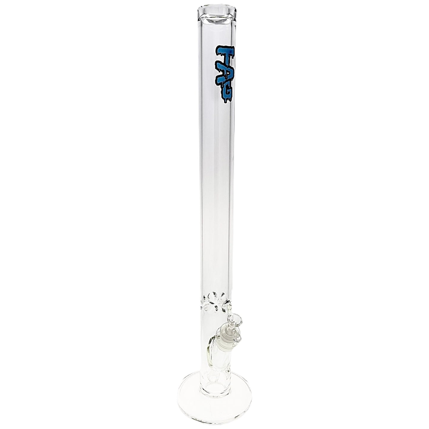 TAG 30” Straight Tube Bong by Thick Ass Glass | Mission Dispensary