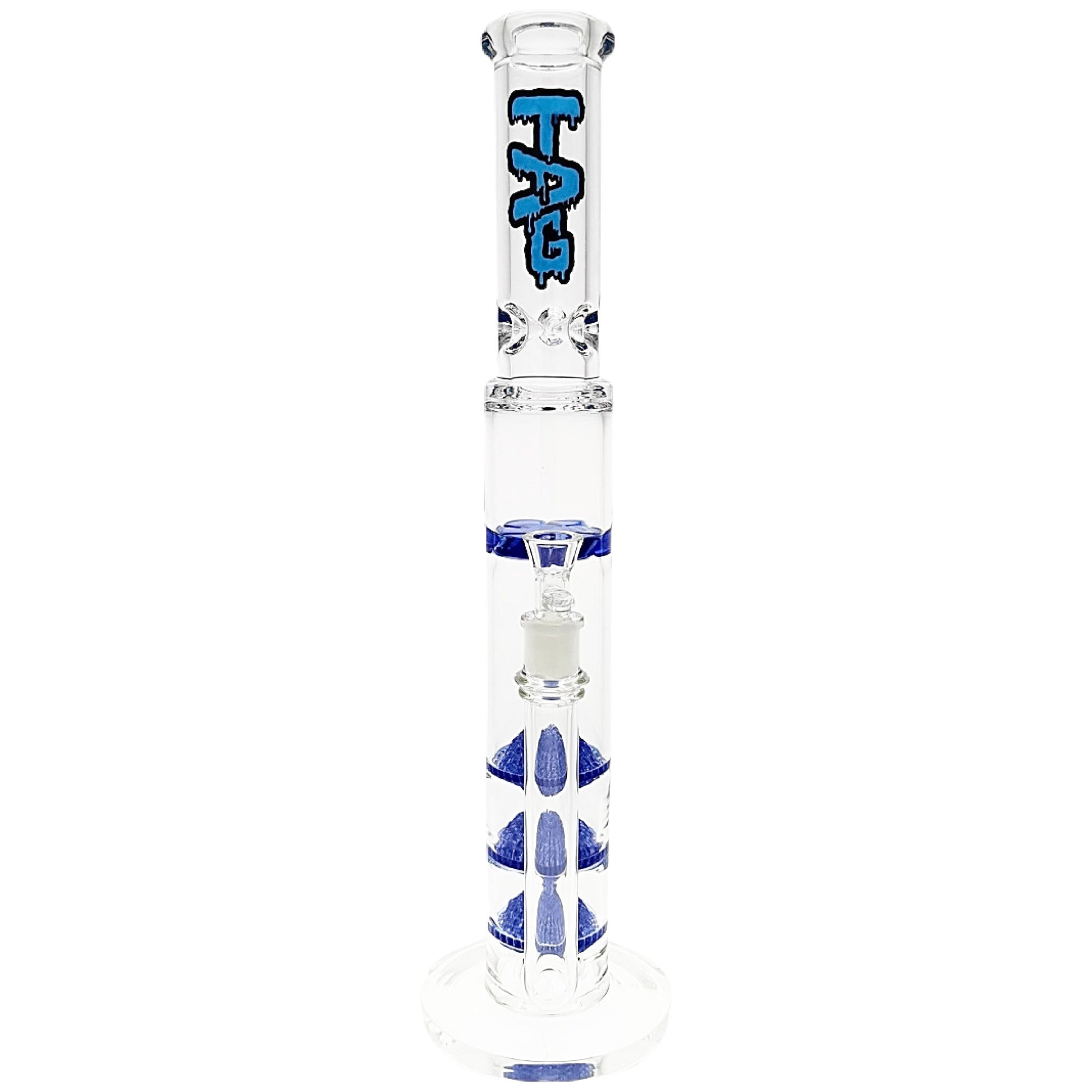 TAG 20” Triple Sponge Perc Bong by Thick Ass Glass | Mission Dispensary