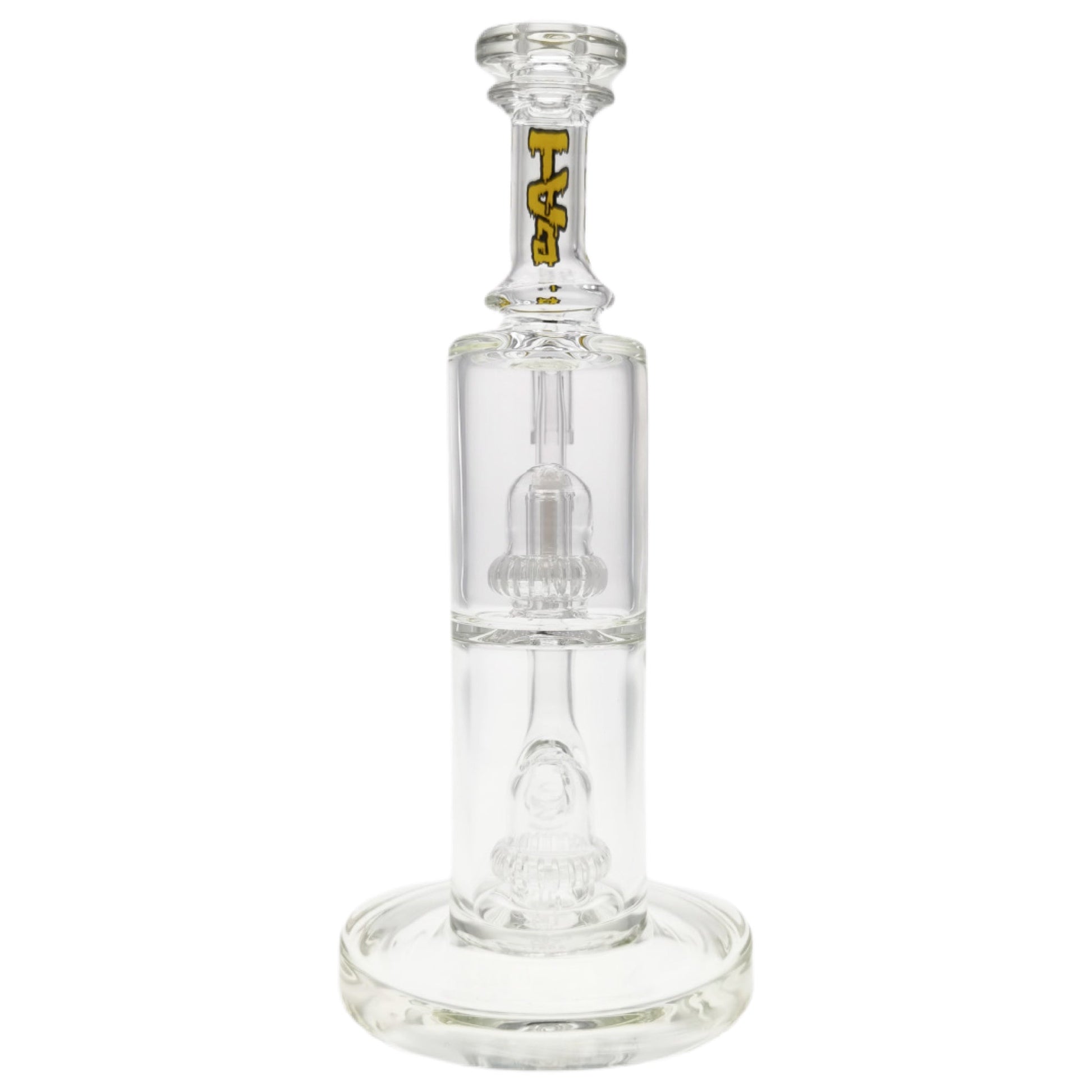 TAG 9” Double UFO Perc Rig by Thick Ass Glass | Mission Dispensary