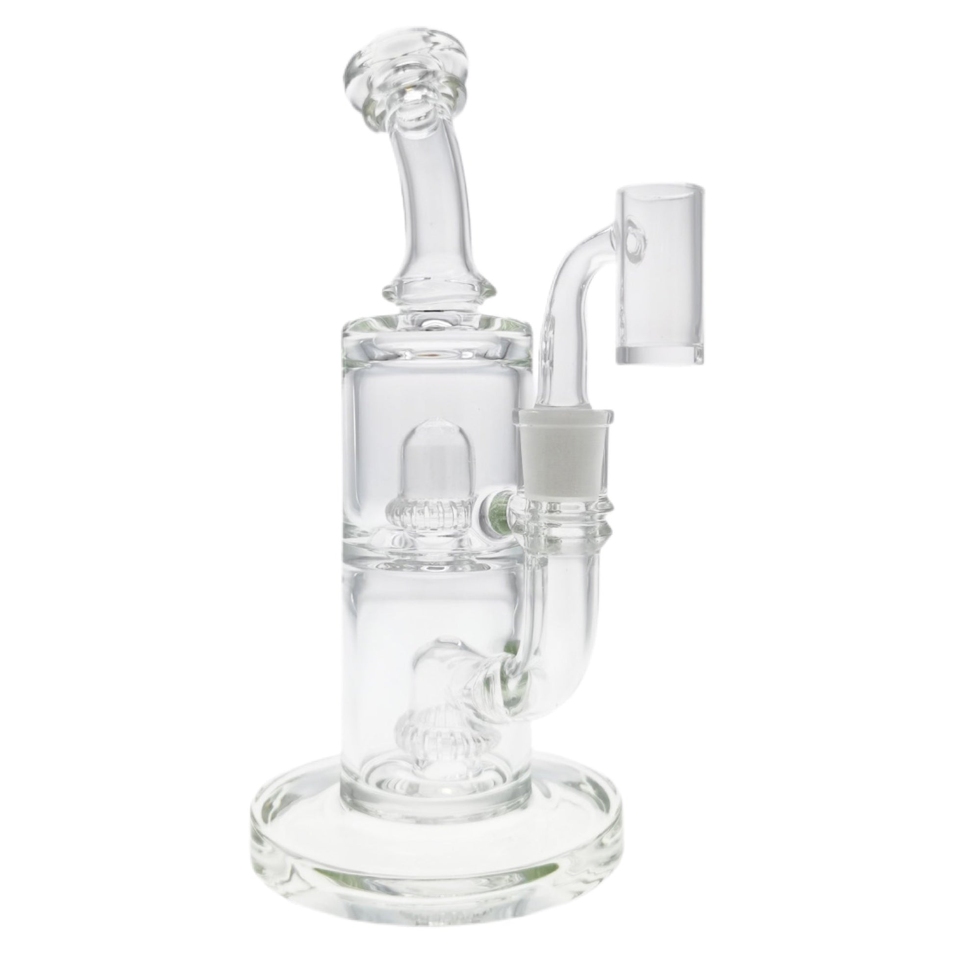 TAG 9” Double UFO Perc Rig by Thick Ass Glass | Mission Dispensary