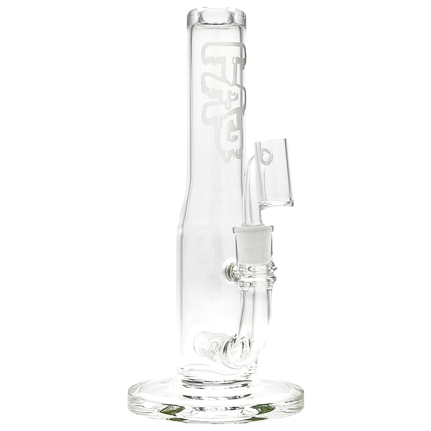 TAG 9” Inline Perc Straight Tube Rig by Thick Ass Glass | Mission Dispensary