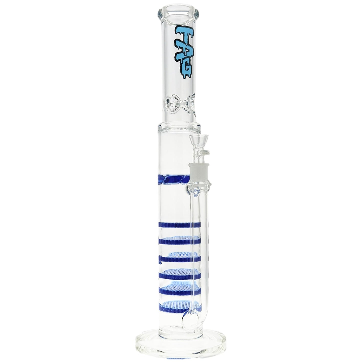 TAG 20” Sextuple Honeycomb Perc Bong by Thick Ass Glass | Mission Dispensary