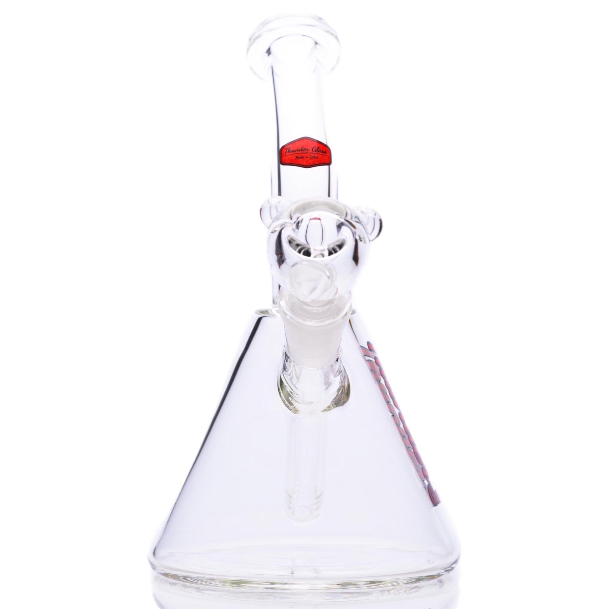 Thunder Glass 9” Pyramid Bubbler by Thunder Glass | Mission Dispensary