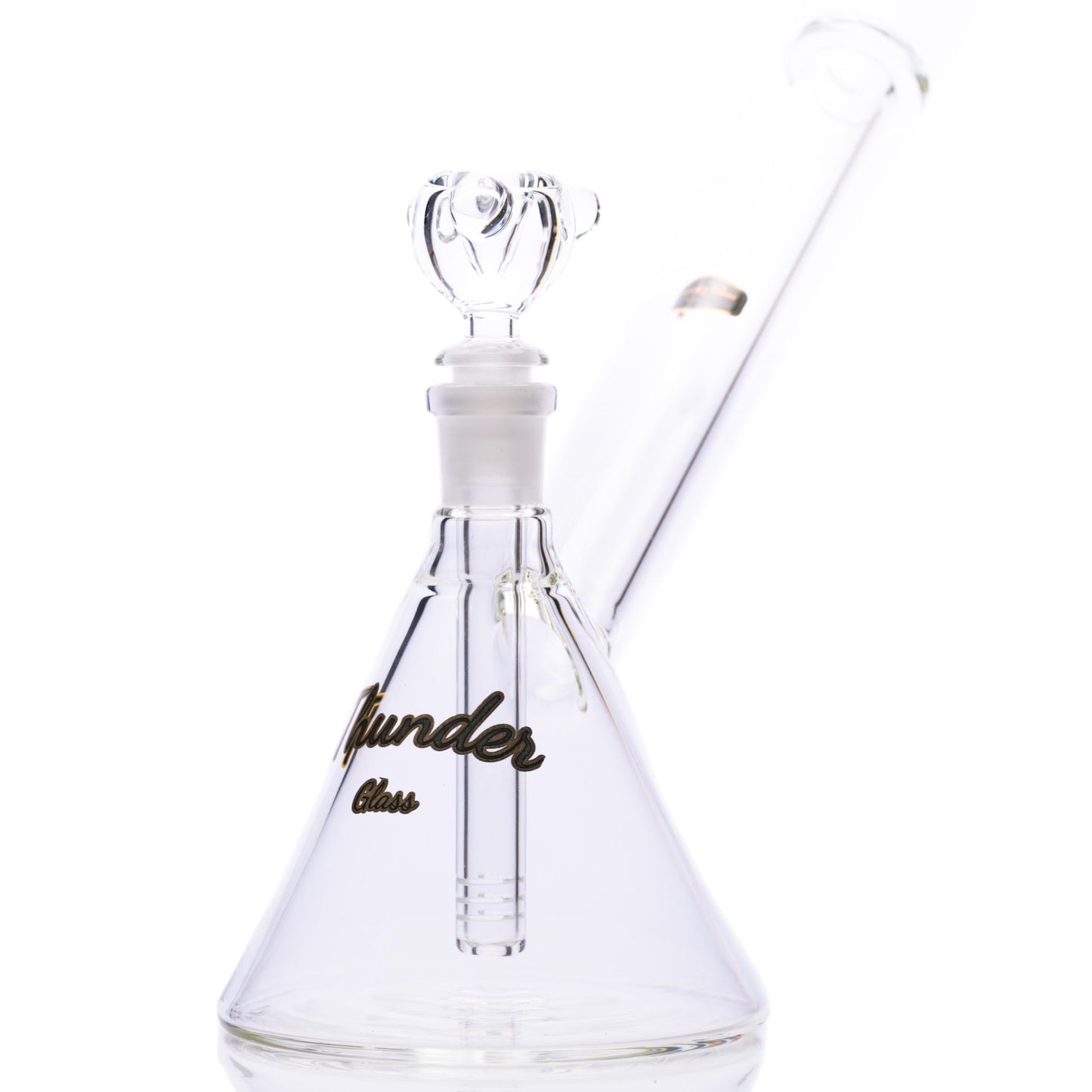 Thunder Glass 9” Pyramid Bubbler by Thunder Glass | Mission Dispensary