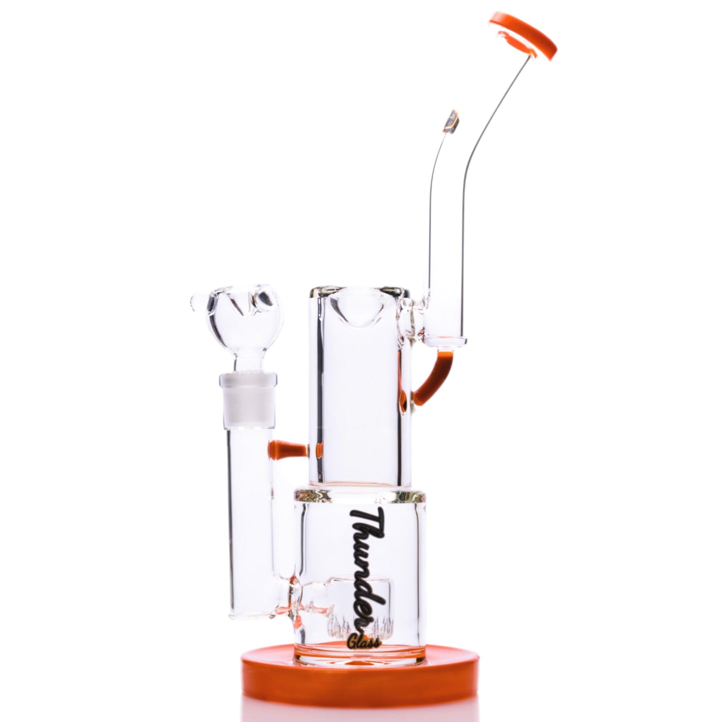 Thunder Glass 12” Stacked Chamber Bong by Thunder Glass | Mission Dispensary