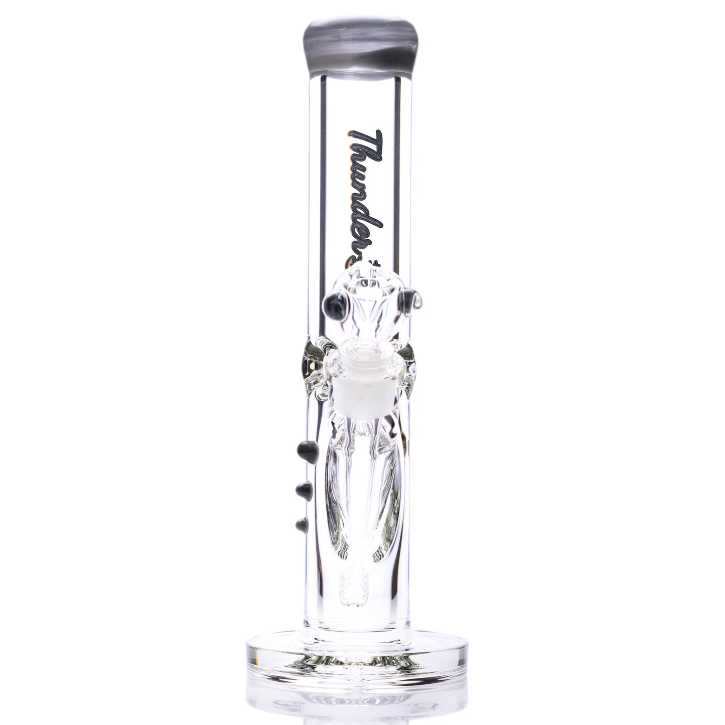 Thunder Glass 9mm Thick Straight Tube Bong by Thunder Glass | Mission Dispensary