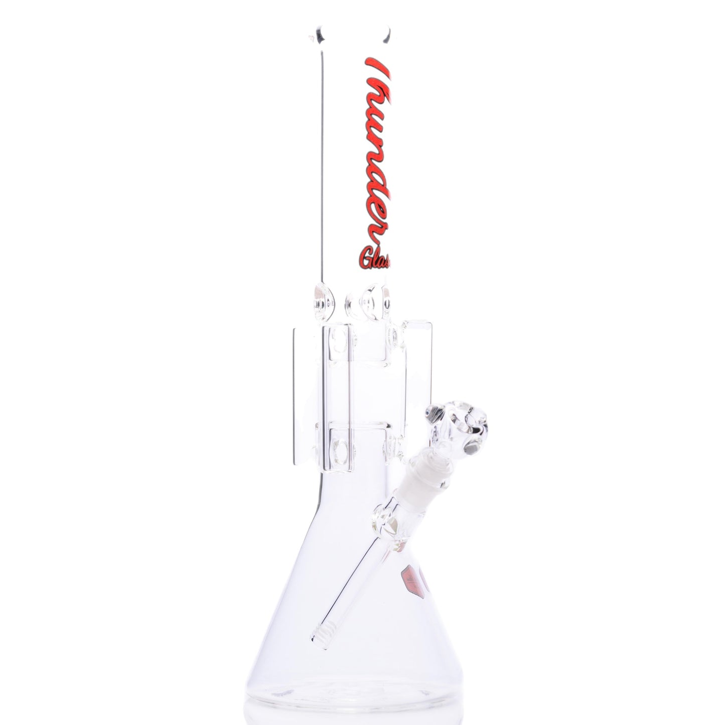 Thunder Glass 16” Triple Arm Beaker Bong by Thunder Glass | Mission Dispensary