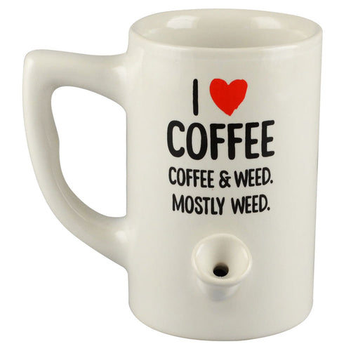 Wake & Bake Ceramic Coffee Mug Pipe by Wake & Bake | Mission Dispensary