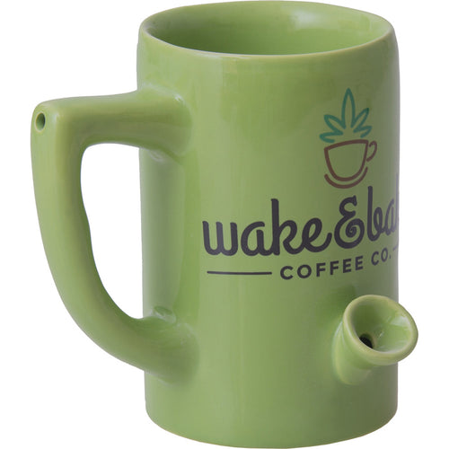 Wake & Bake Ceramic Coffee Mug Pipe by Wake & Bake | Mission Dispensary