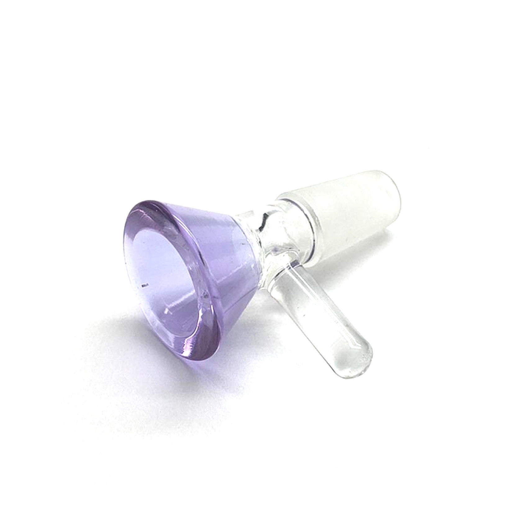 Colored Glass Water Pipe Bowl Piece - 14mm Male by Mission Dispensary | Mission Dispensary