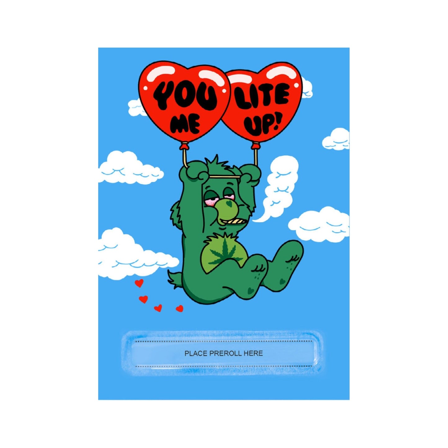 420 Cardz You Lite Me Up Greeting Card by 420 Cardz | Mission Dispensary