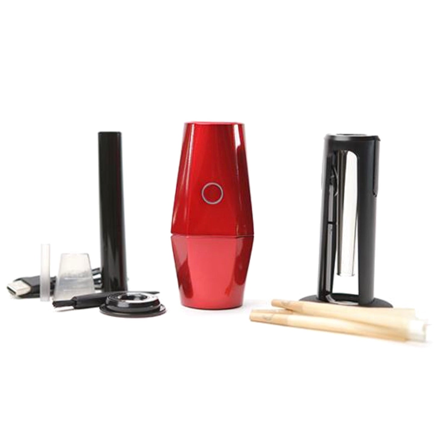 banana bros. Red OTTO Electric Grinder & Auto Joint Roller by banana bros. | Mission Dispensary