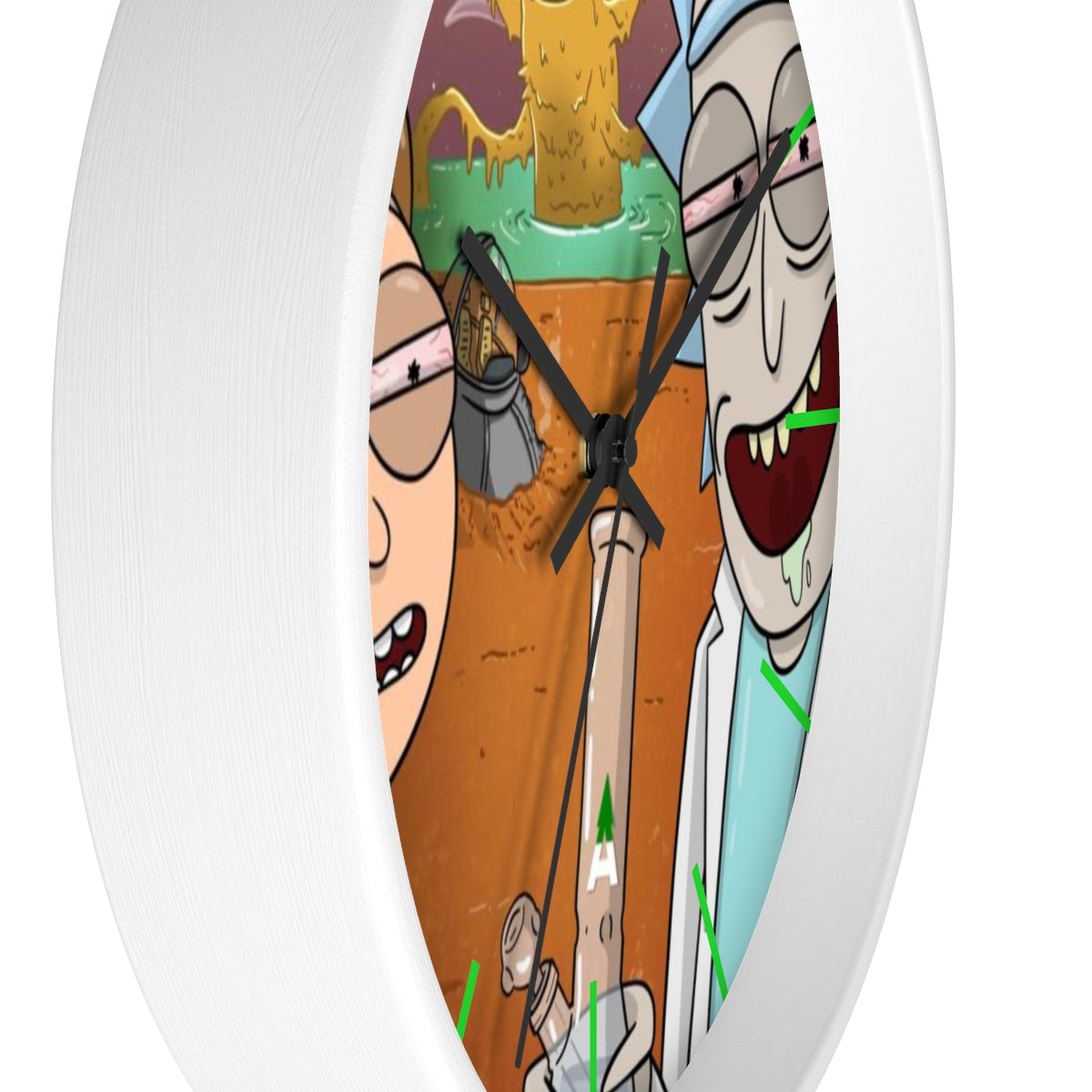 Rick & Morty “Space Beach” Wall Clock by Mission Dispensary | Mission Dispensary