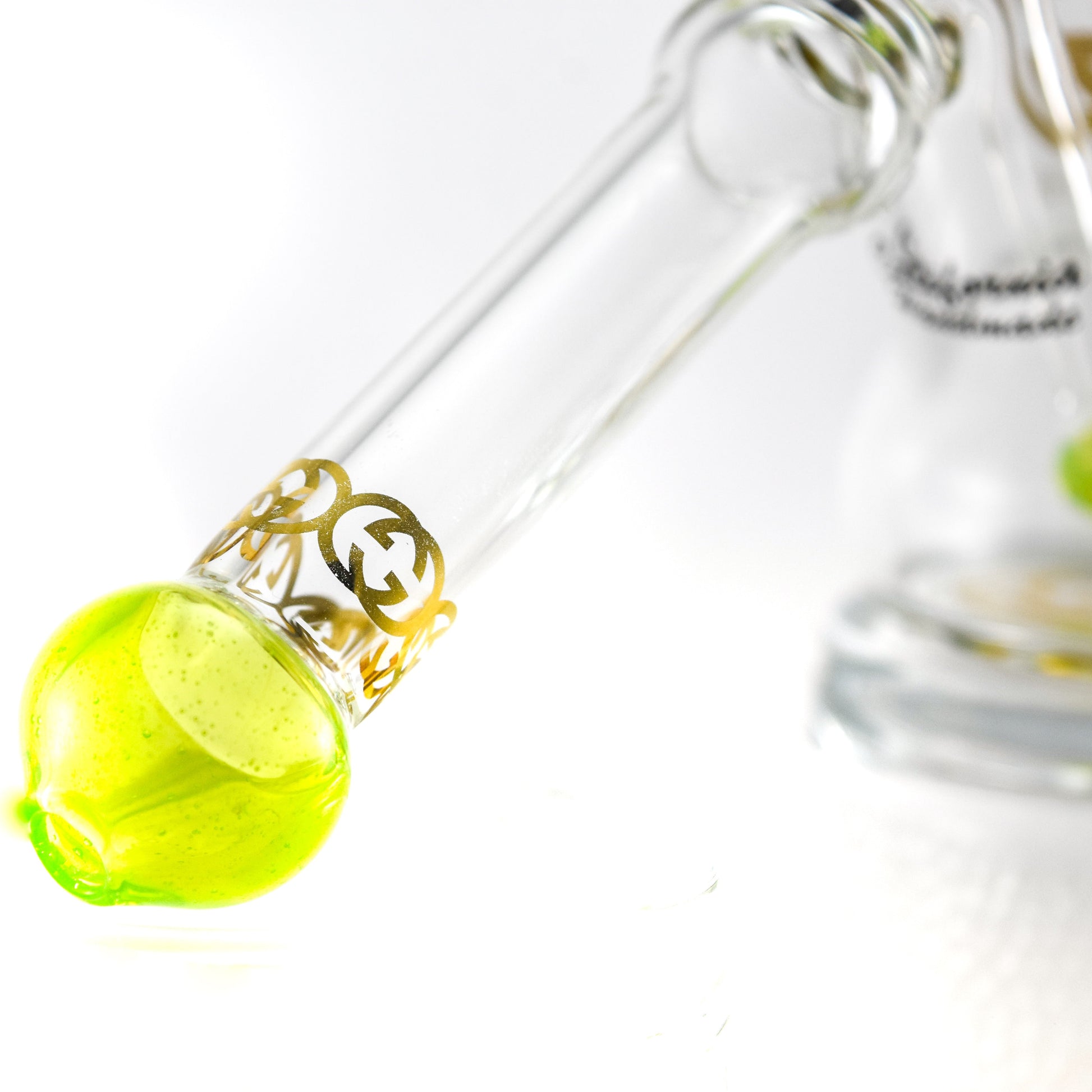 Gilded Glass 24k Hammer Bubbler by Gilded Glass | Mission Dispensary