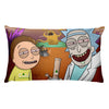 Rick & Morty “Space Beach” Throw Pillow by Mission Dispensary | Mission Dispensary