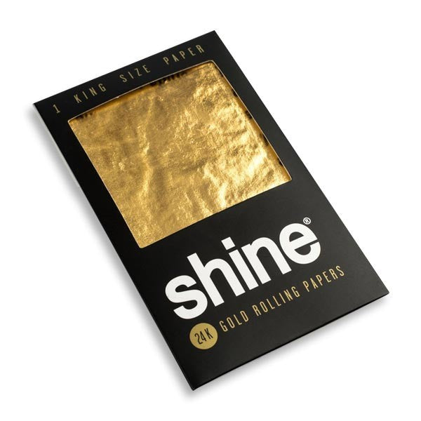 Shine® 24K Gold King Size Rolling Paper by Shine Rolling Papers | Mission Dispensary